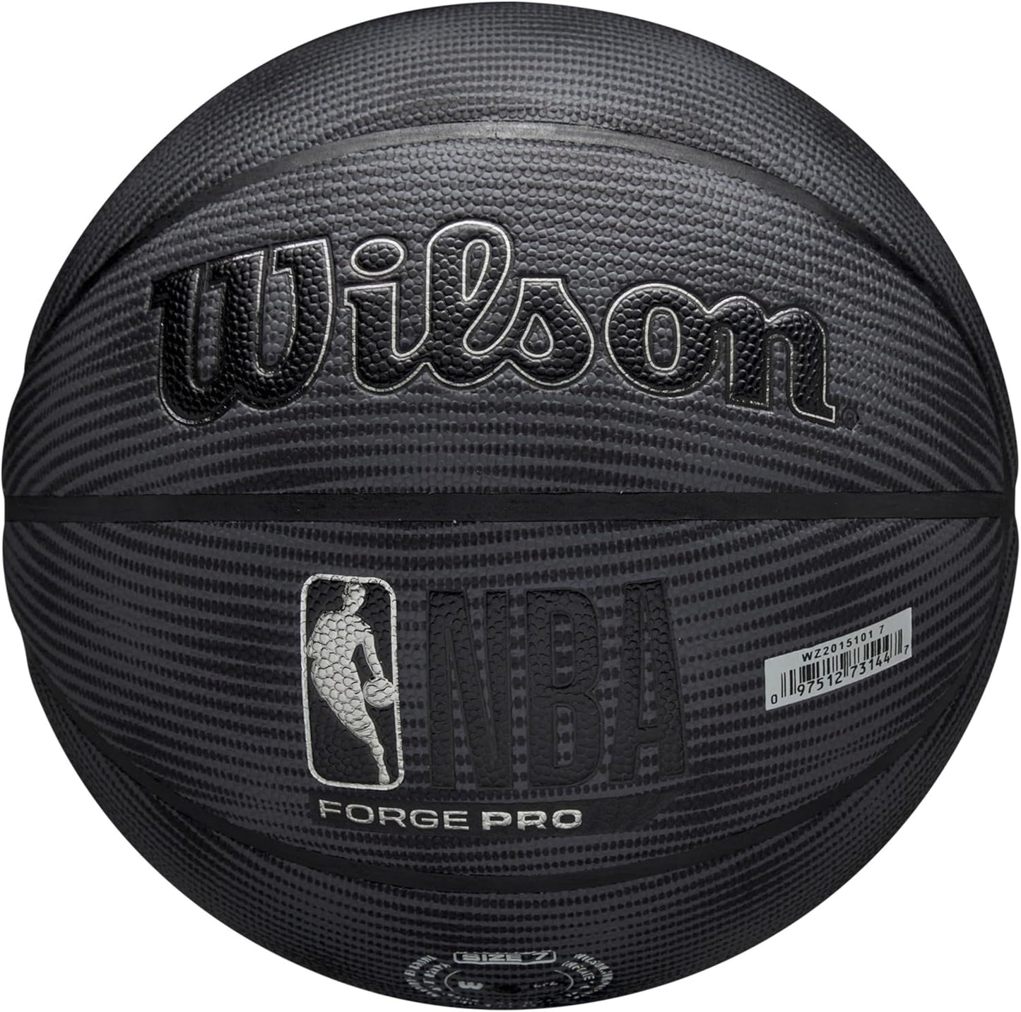 Wilson NBA Forge Pro Midnight Basketball for Indoor and Outdoor Play
