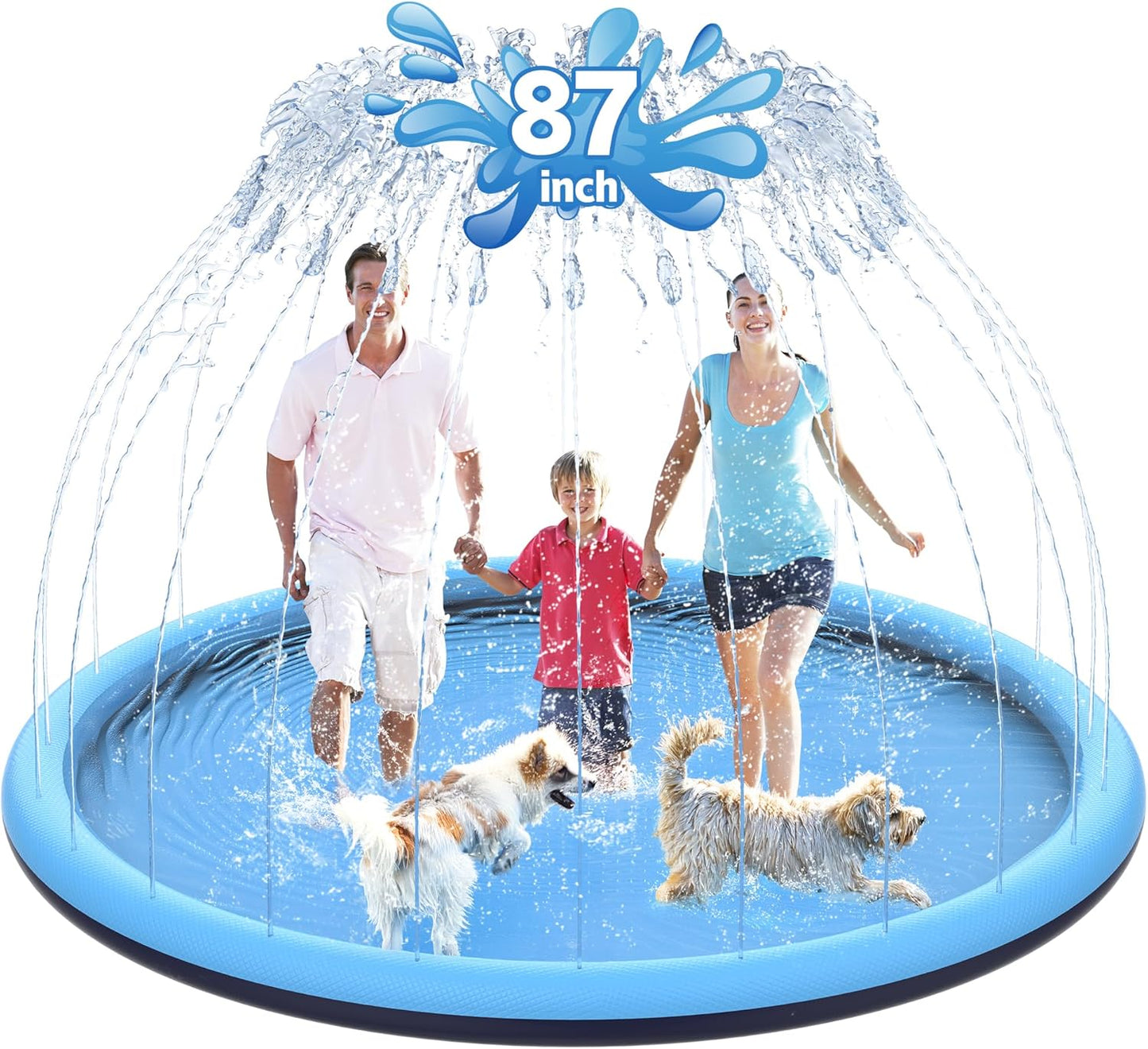 87 Non-Slip Splash Pad for Kids and Dogs - Summer Fun Toy
