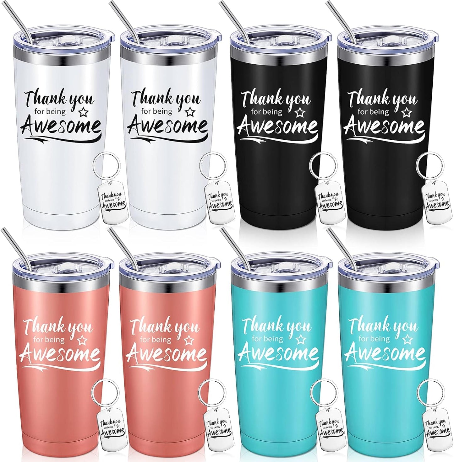 Sieral Thank You for Being Awesome Tumbler Gift Set for All