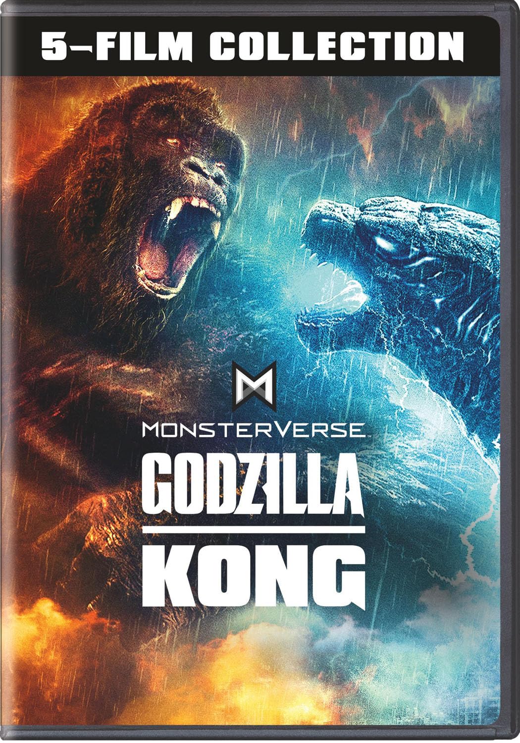 Godzilla/Kong Monsterverse 5-Film Collection DVD - Epic Action
