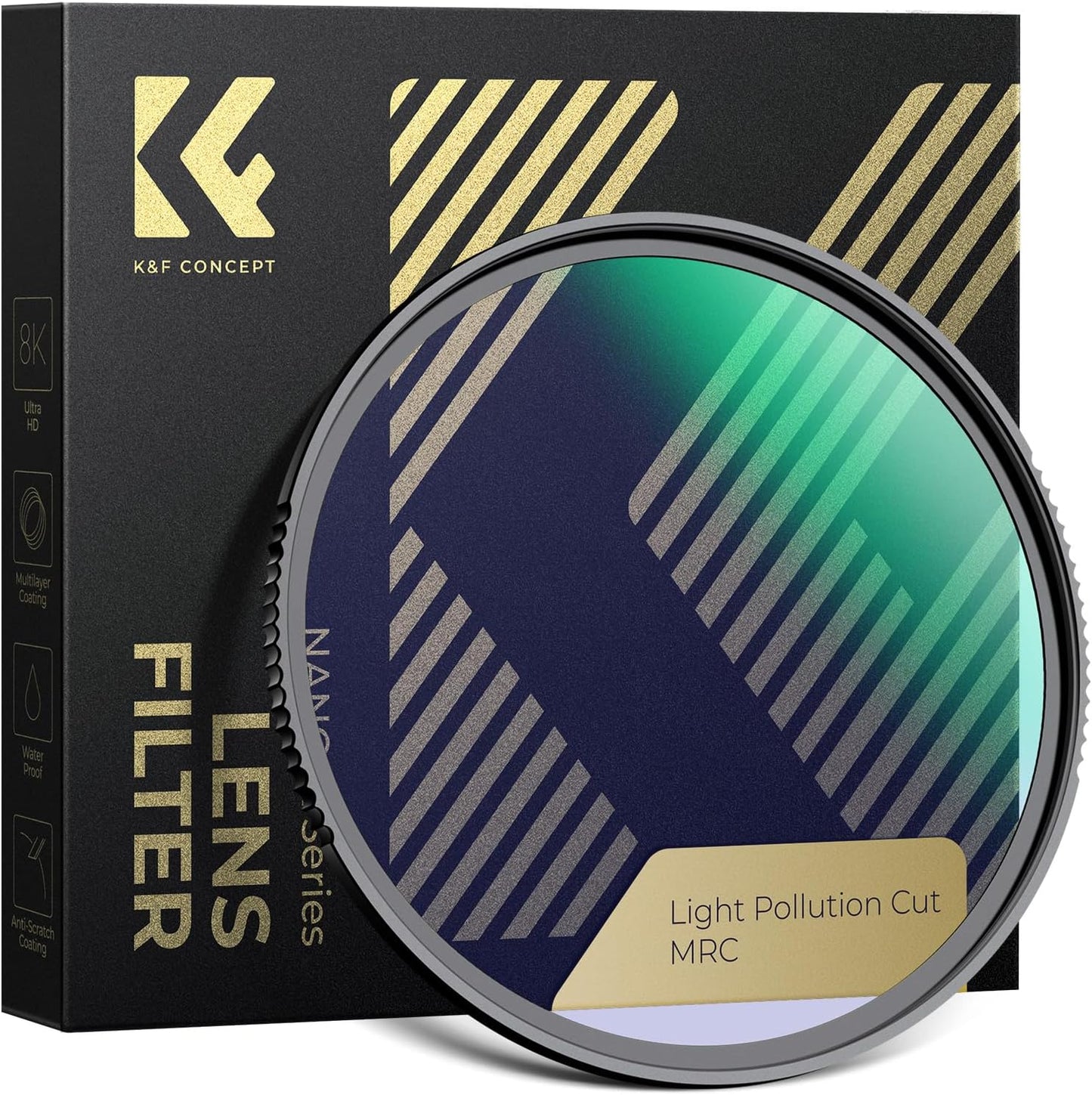 K&F CONCEPT 67mm Clear Natural Night Filter for Stunning Night Shots