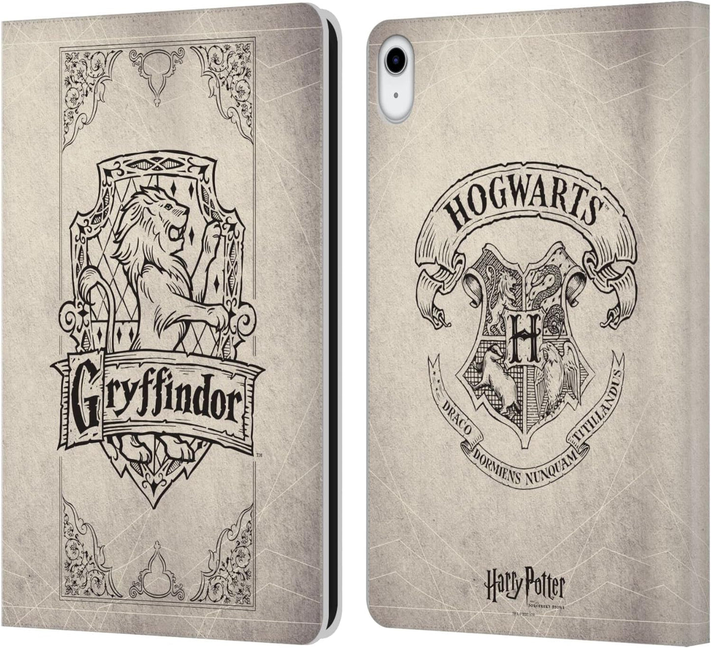 Harry Potter Gryffindor Parchment Leather Wallet Case for iPad