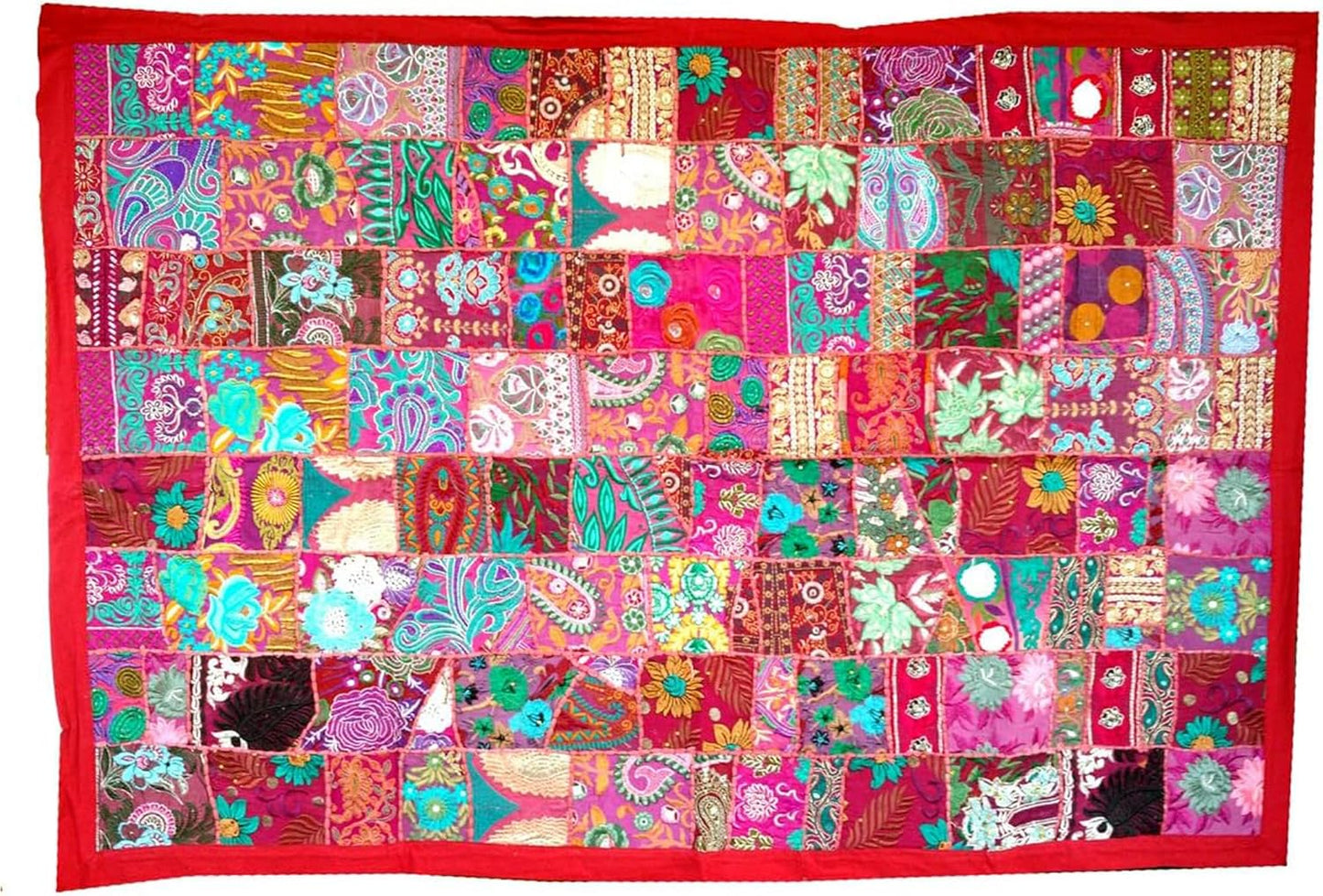 Marusthali Vintage Wall Hanging Handmade Cotton Tapestry Art