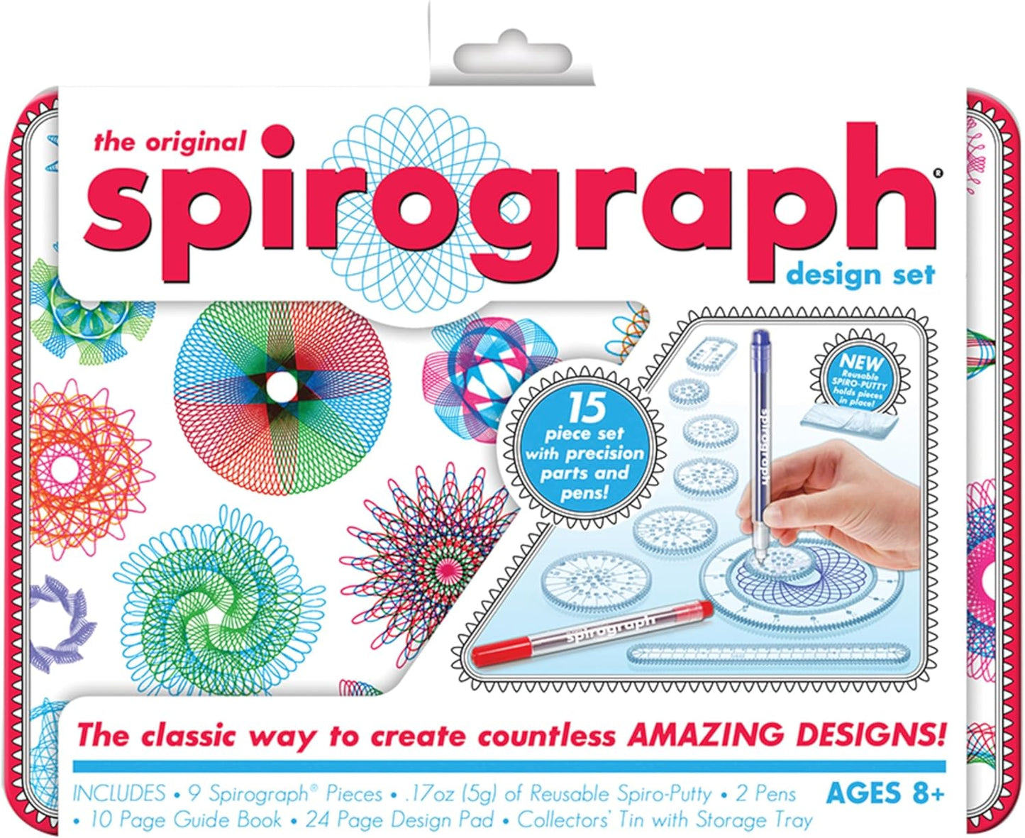 Spirograph Design Set - Classic Spiral Art Kit