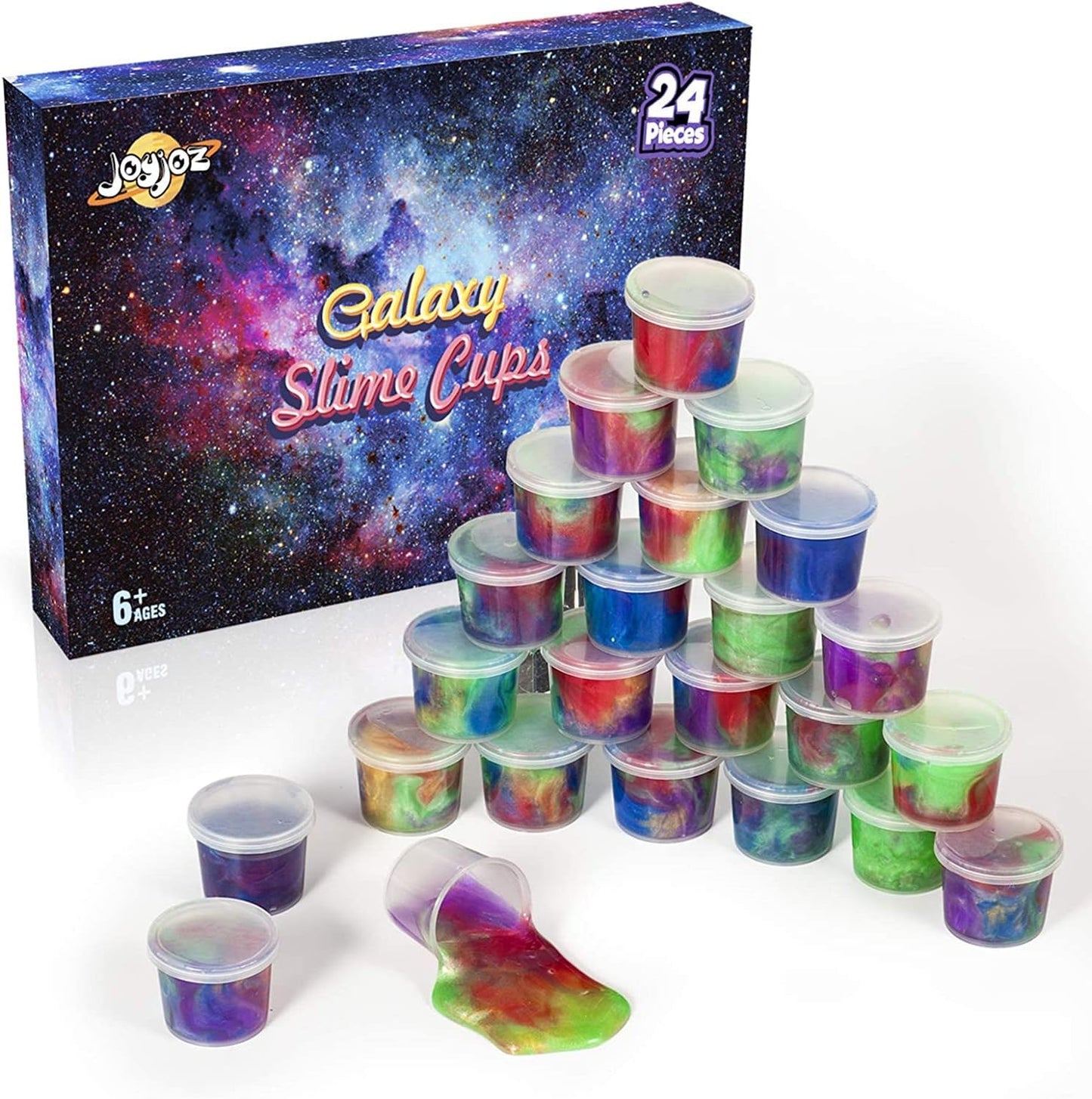 Stress-Relieving Galaxy Slime Set - Non-Sticky Fun!