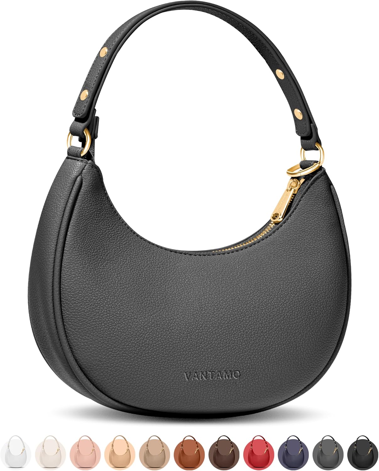 Vantamo Crescent Bags for Women with RFID Protection and Style