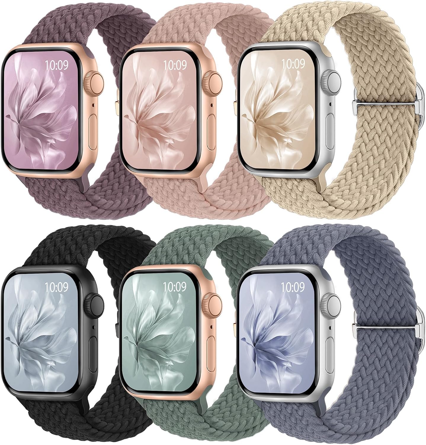 Adjustable Braided Nylon Apple Watch Bands - Compatible & Stylish!