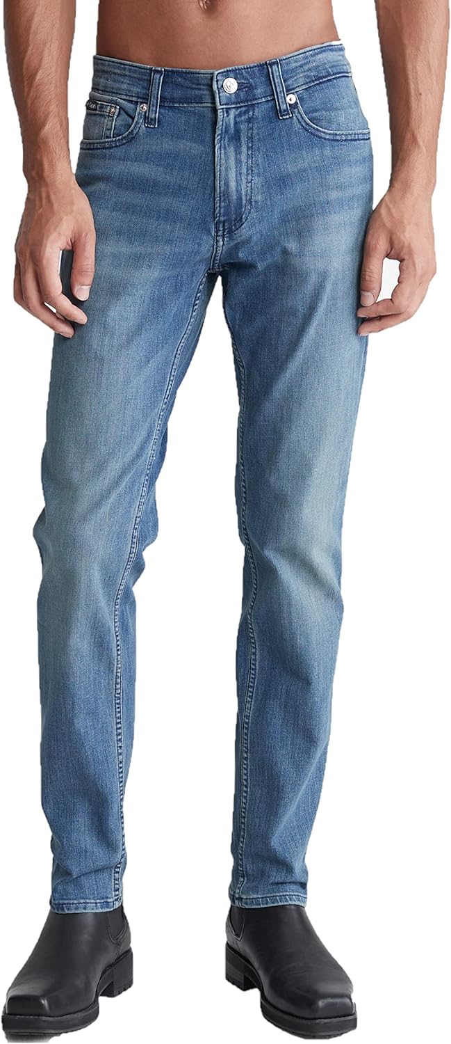 Calvin Klein Men's Slim High Stretch Jeans for Ultimate Comfort