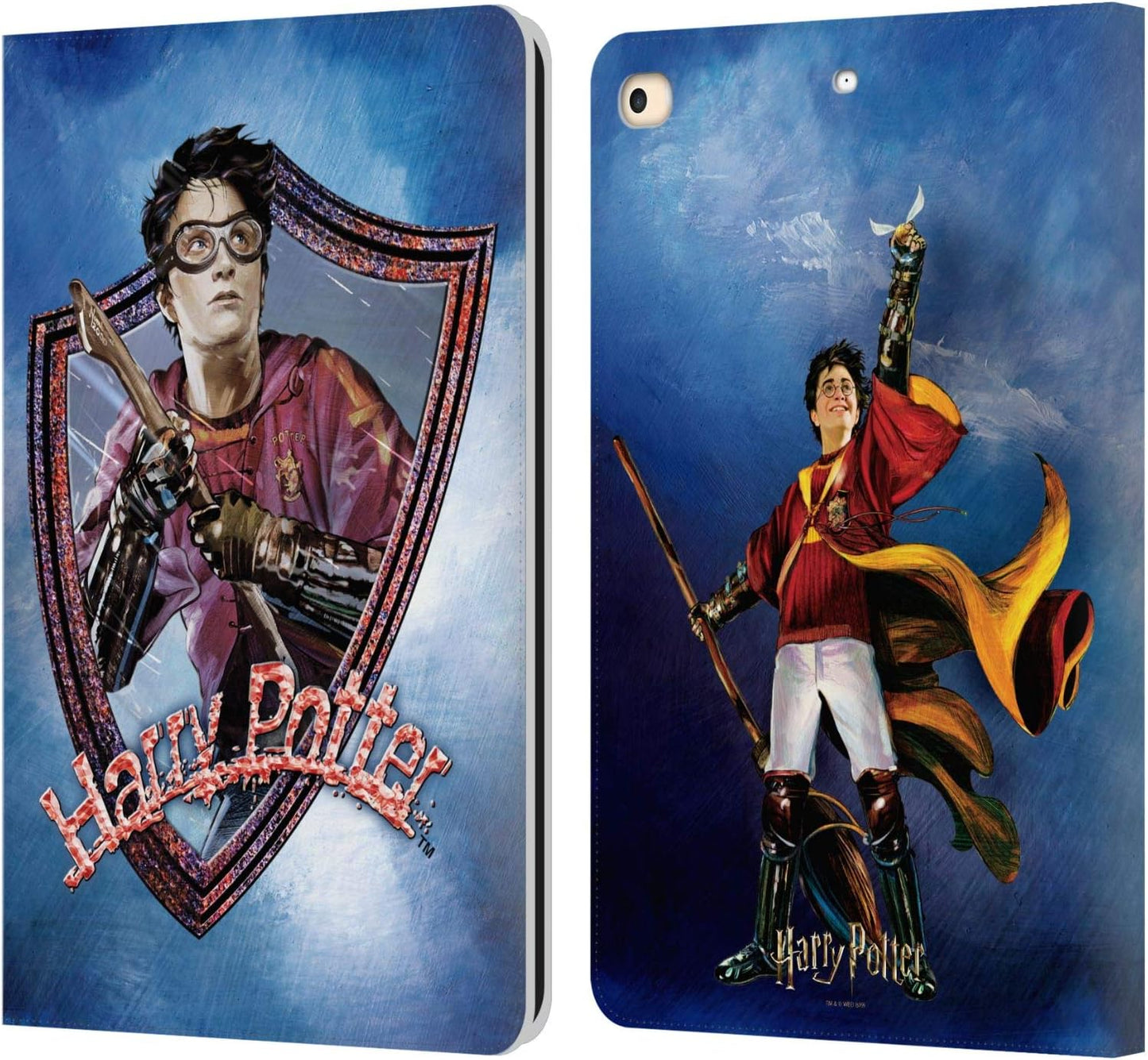 Harry Potter Quidditch Leather Wallet Case for iPad 9.7 2017/2018