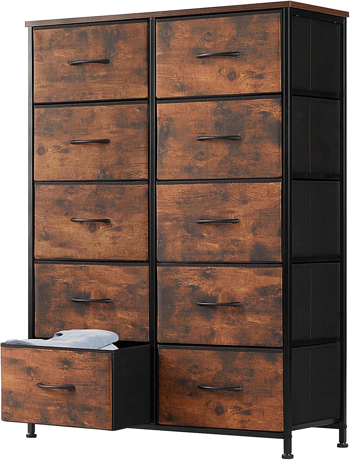 DUMOS Dresser for Bedroom Storage Tower with 10 Drawers