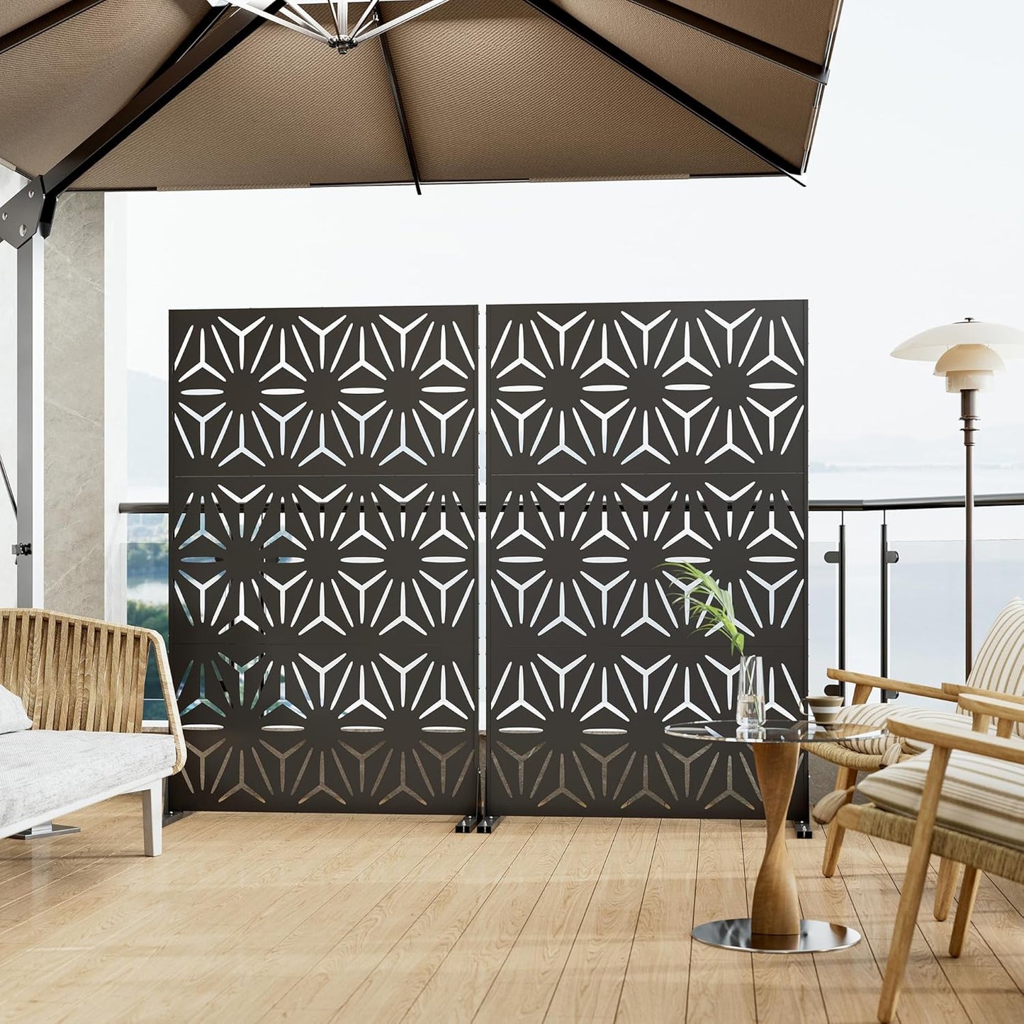 Heavy-Duty Outdoor Privacy Screen for Patio and Balcony Use