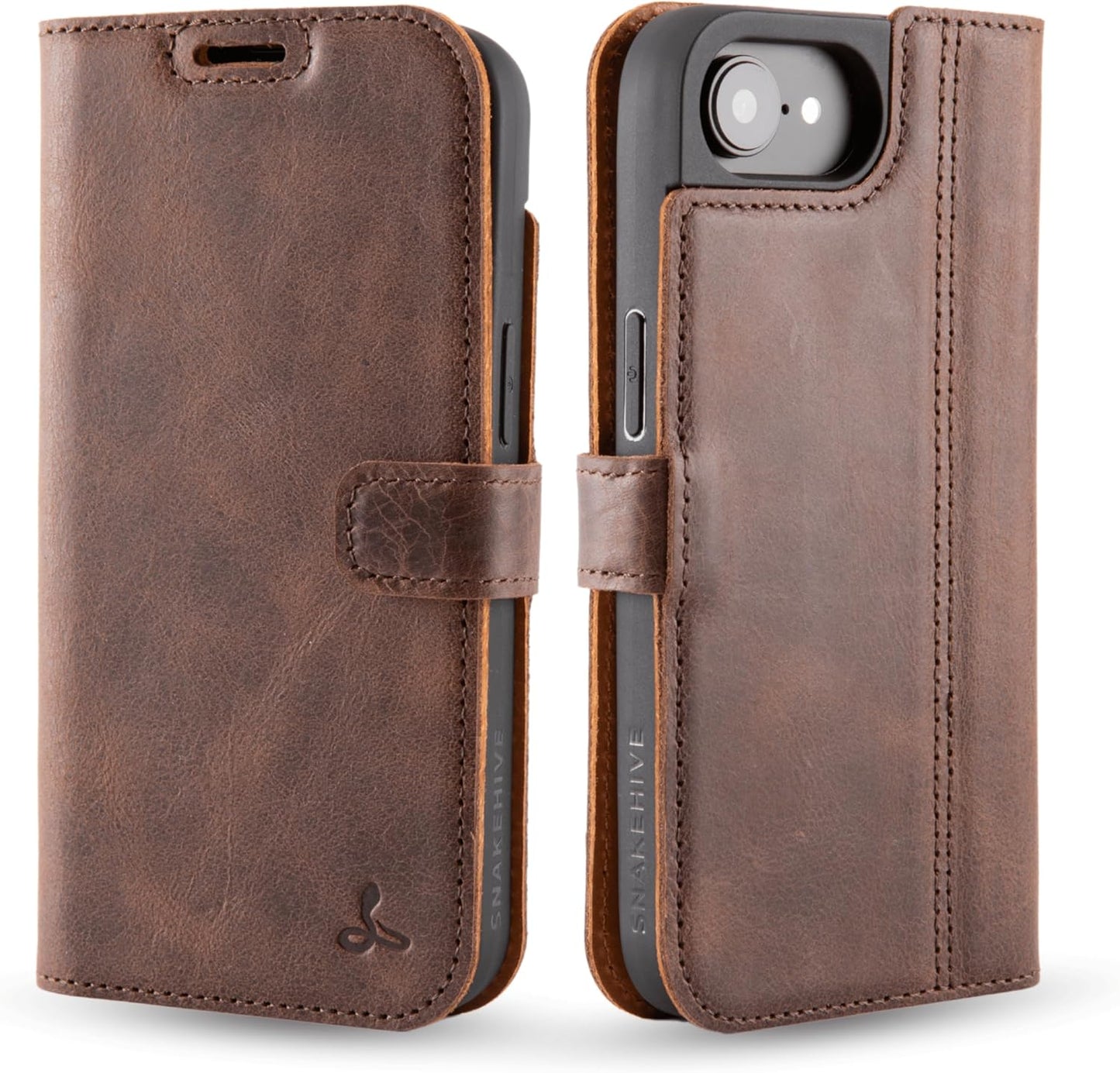 Snakehive Leather Wallet for iPhone 16e - Premium Protection