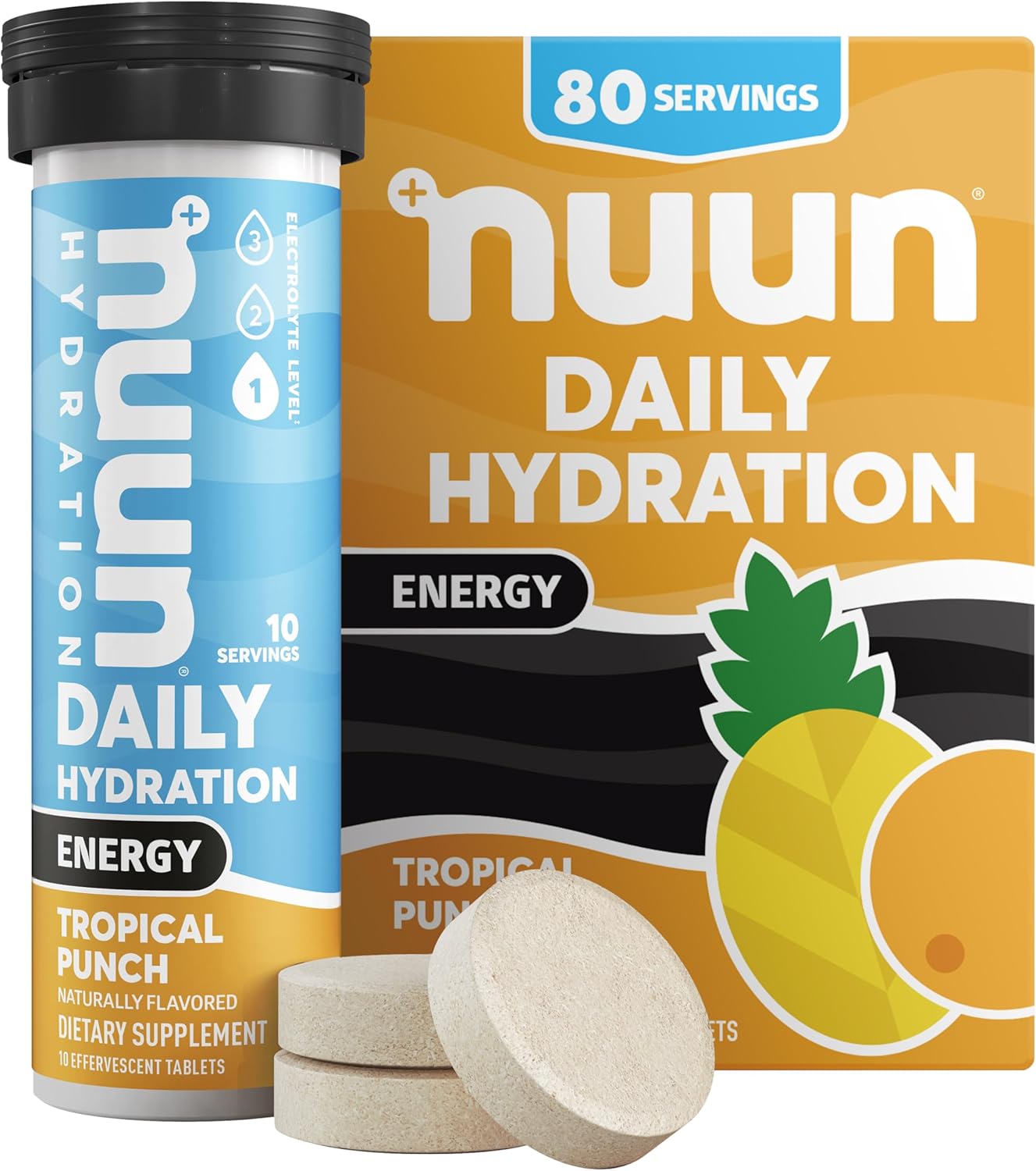 Nuun Energy Electrolyte Tablets for Hydration and Energy Boost