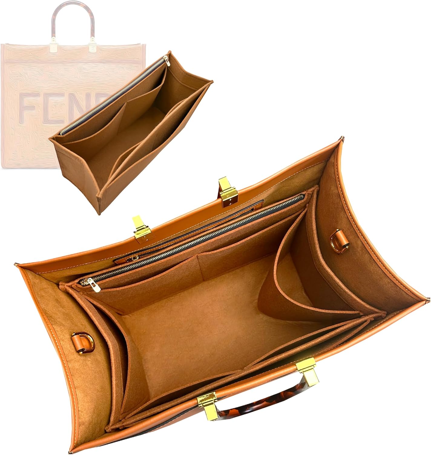 Sunshine Tote Organizer Insert for Perfectly Organized Bags