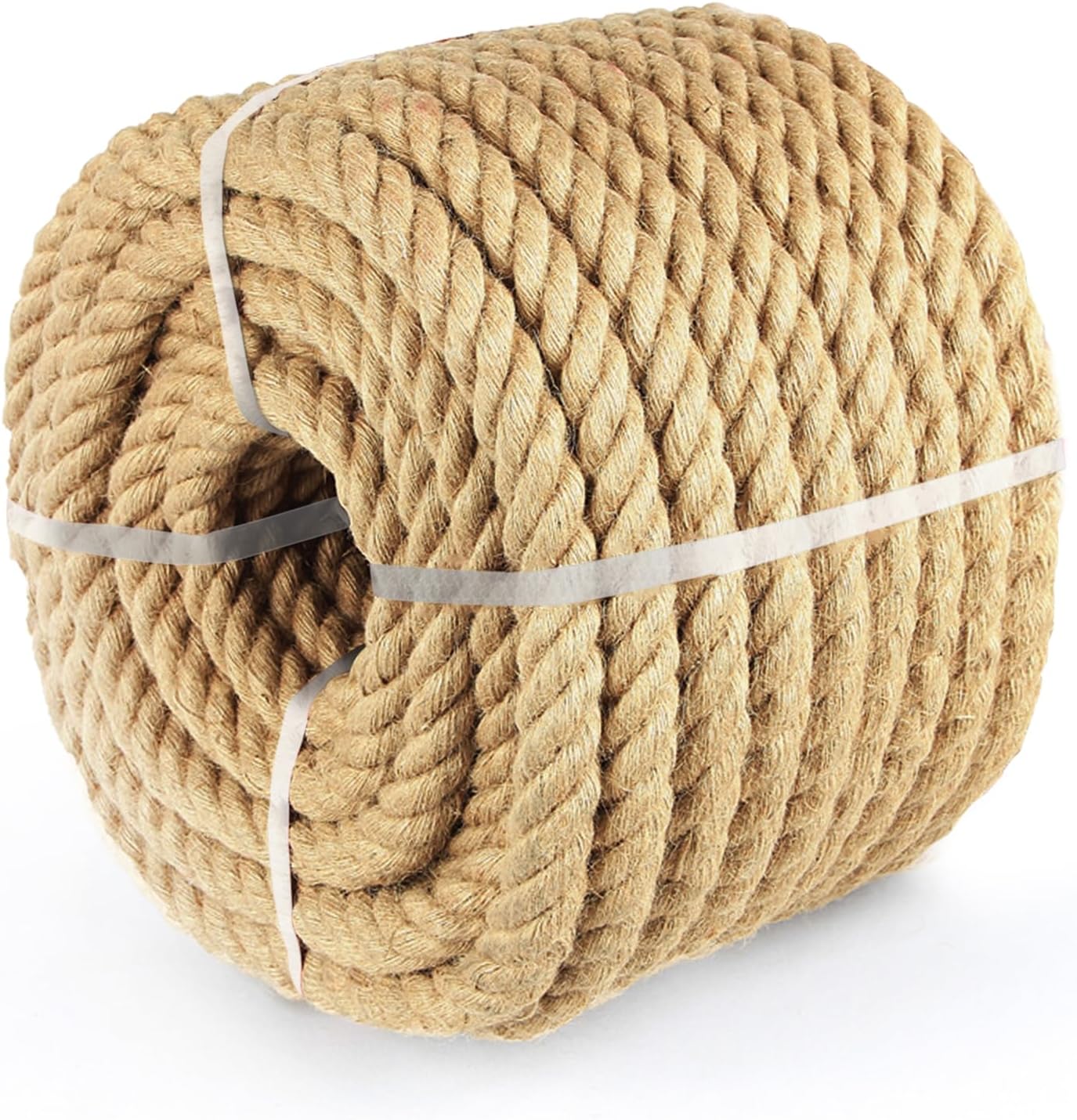 Heavy Duty Jute Rope 1IN X100Feet for Crafts and Games