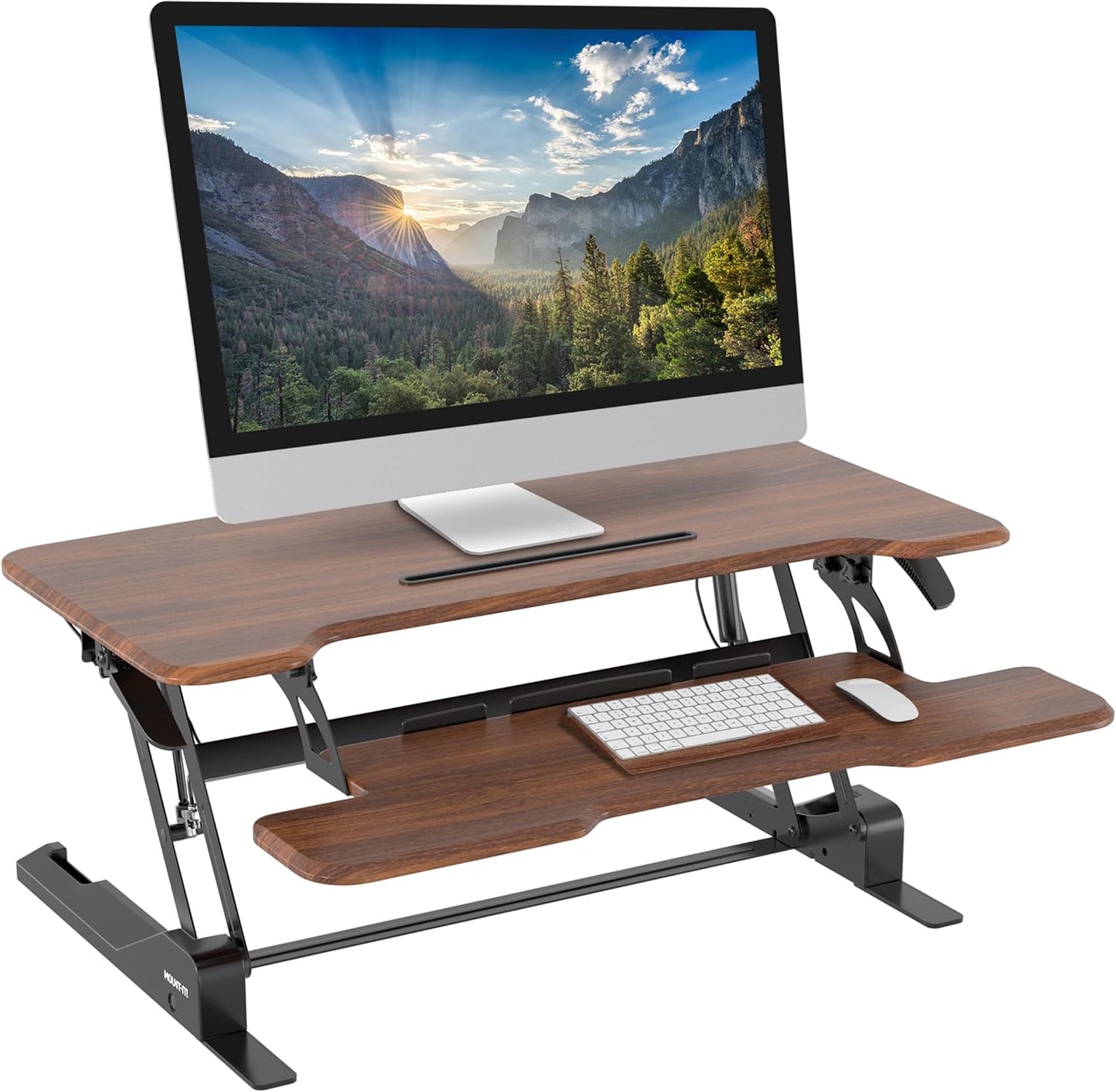 38 Inch Standing Desk Converter for Dual Monitors and More