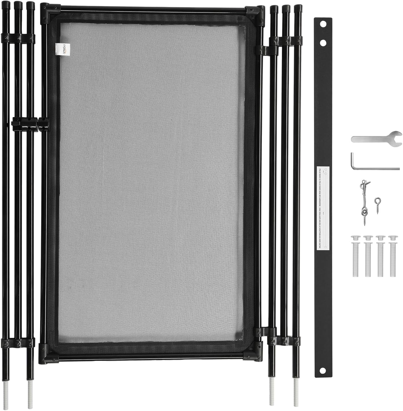 VINGLI Pool Fence Gate - 5Ft x 2.5Ft Safety Barrier for Pools