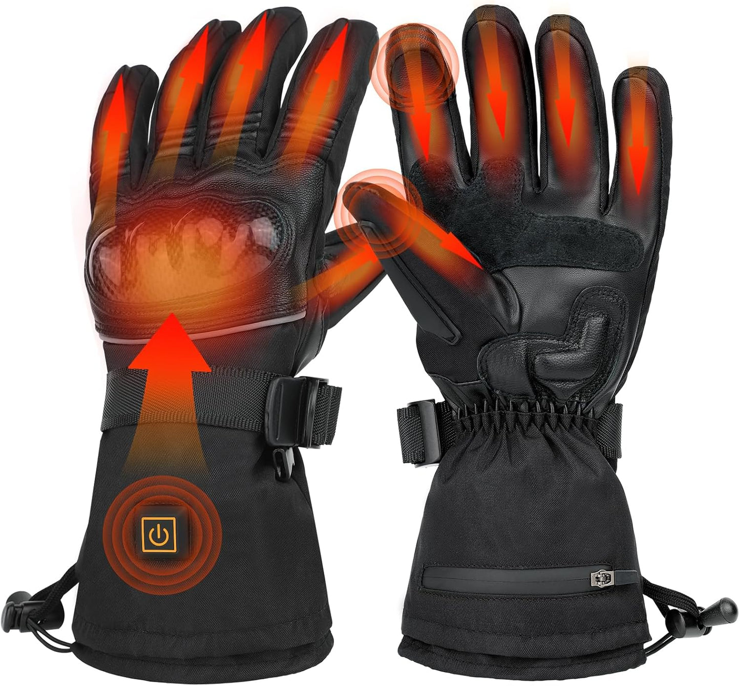 Warm Hands Anywhere: Rechargeable Heated Gloves by LuckyDayCLO