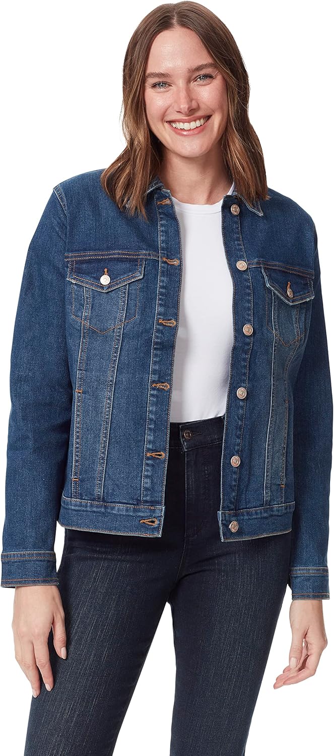 Gloria Vanderbilt Women's Amanda Denim Jean Jacket for Every Occasion