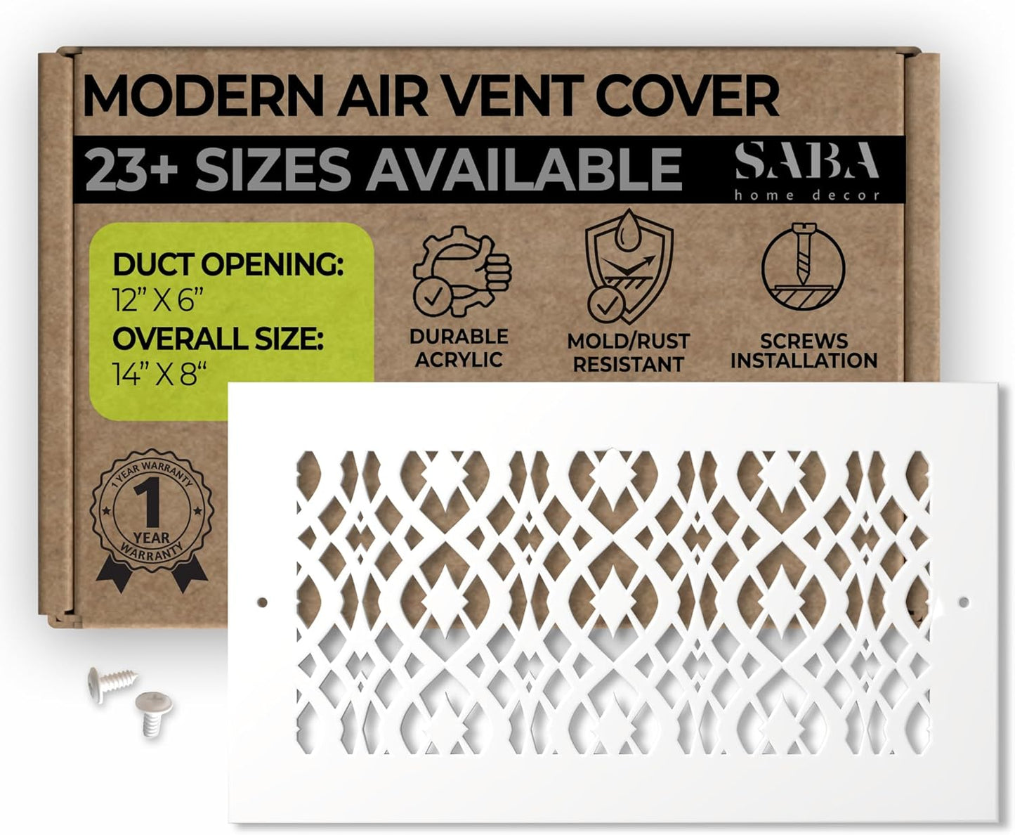 SABA Home Decor Air Vent Cover Grille for Stylish Interiors
