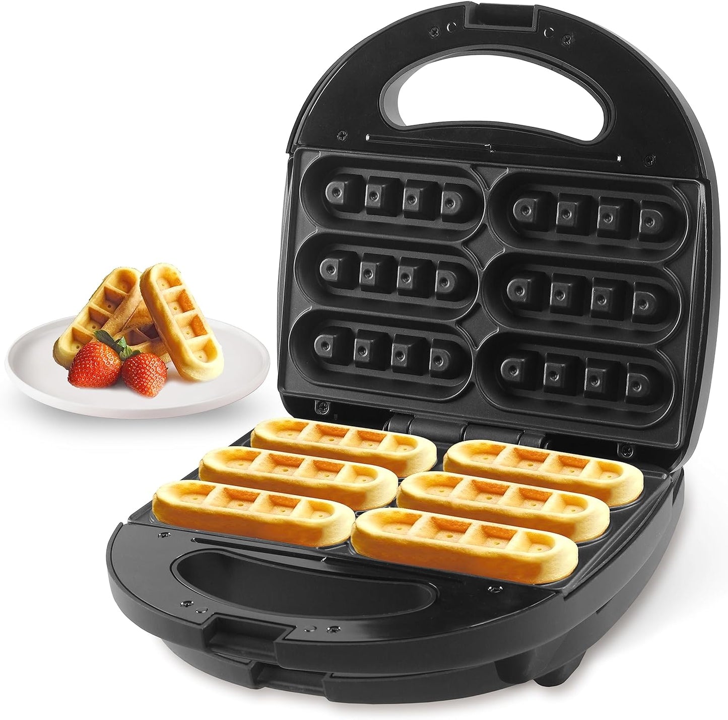 FineMade Waffle Stick Maker - 6 Sticks in Minutes!