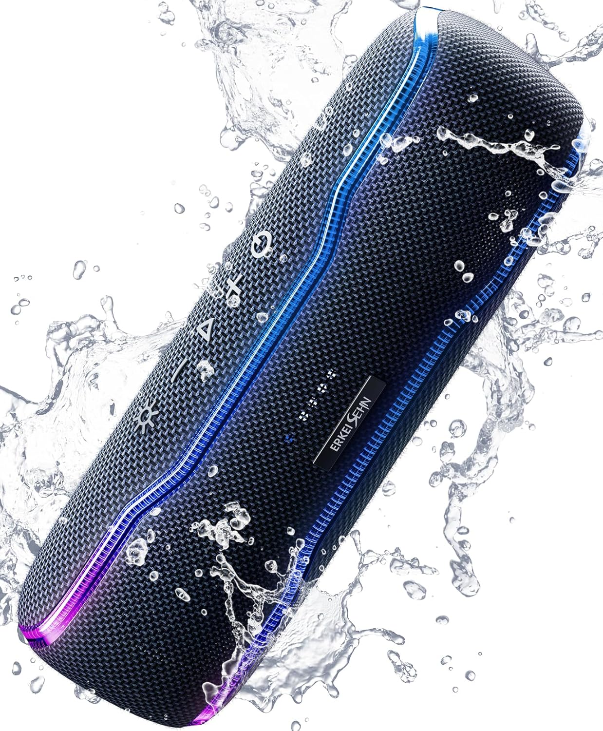 ERKEI SEHN: 25W Waterproof Speaker with Colorful Lights