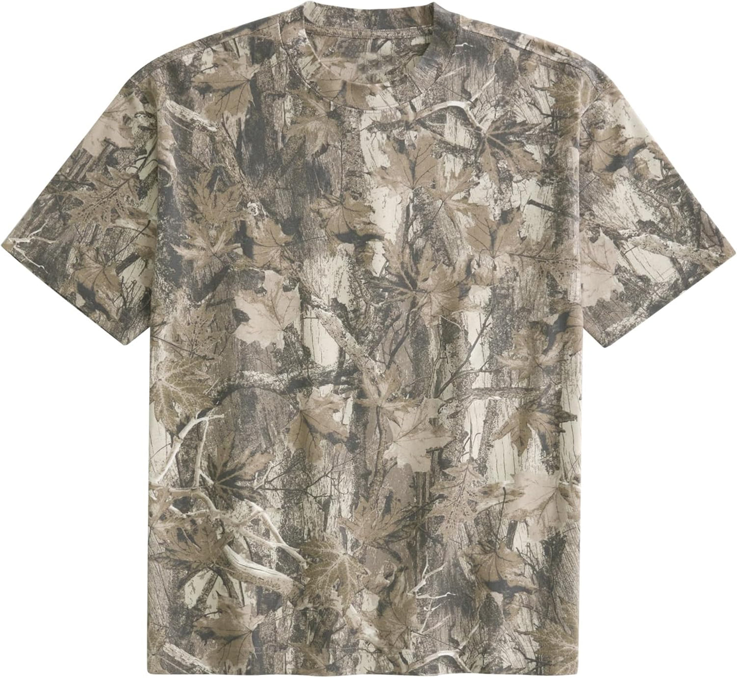 Maple Leaf Print Camo Tee - Summer Streetwear
