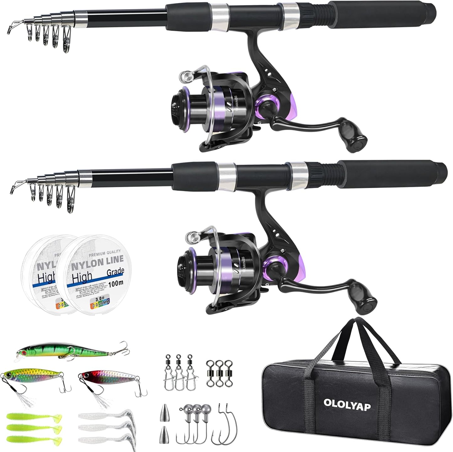 Portable Telescopic Fishing Combo Set - OLOLYAP