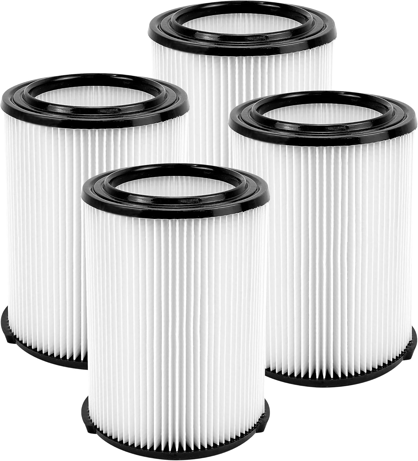 VF4000 Filter Replacement for Ridgid Wet Dry Vac 4 Pack