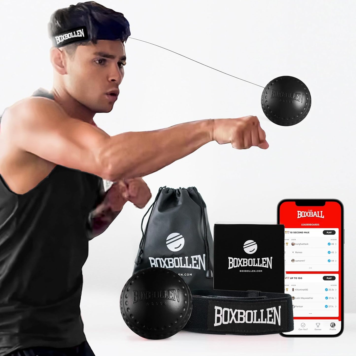 Adjustable Boxing Ball Set - Fun Hand-Eye Workout!