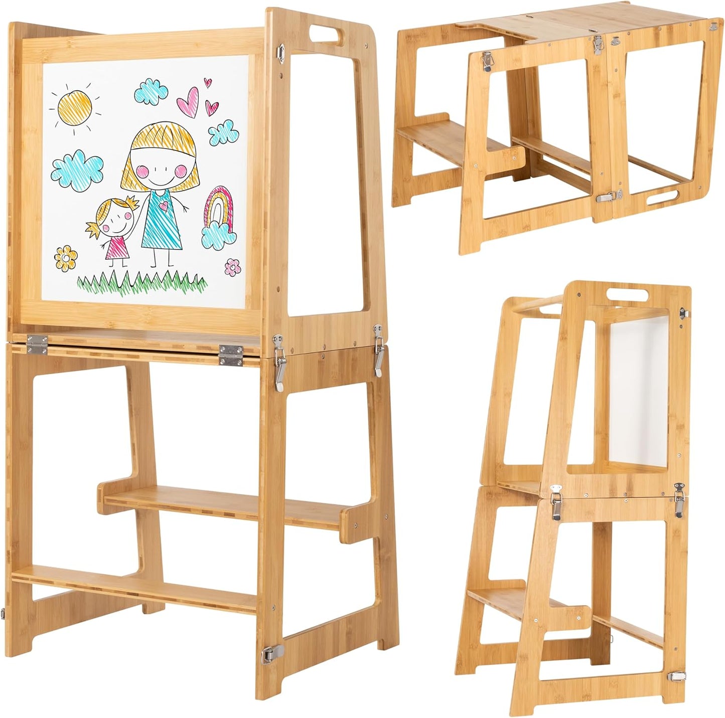 Multifunctional Kitchen Tower for Toddlers - 3-in-1 Helper