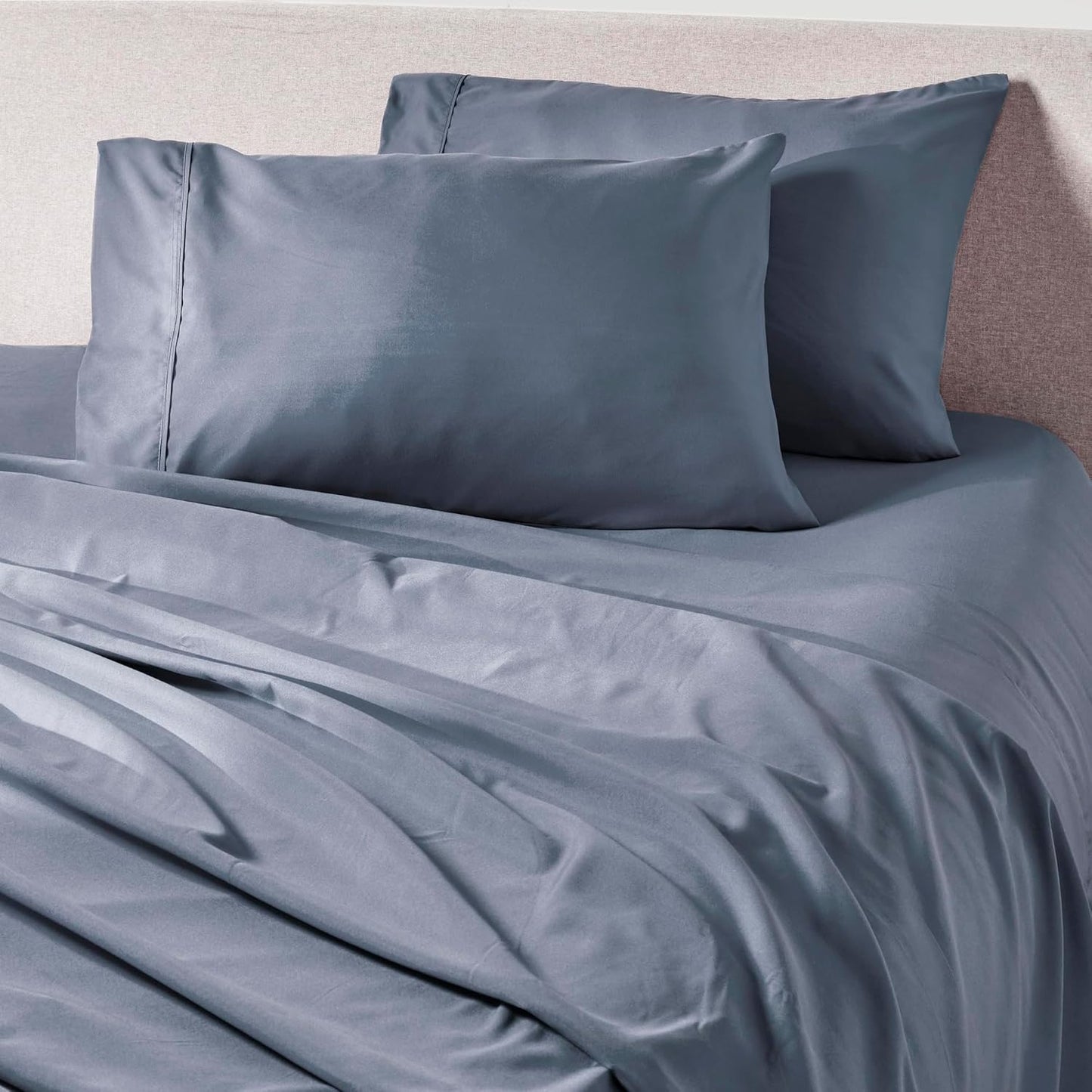 PeachSkinSheets French Blue Twin Sheet Set for Hot Sleepers