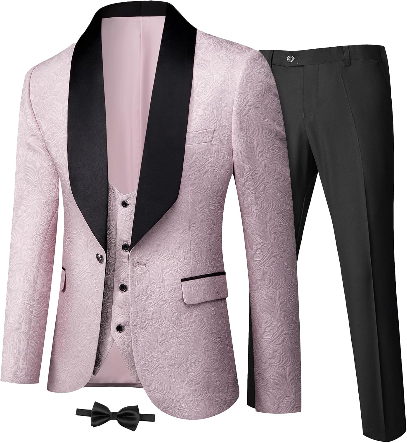 YND Men's 3 Piece Luxury Tuxedo Set for Stylish Occasions