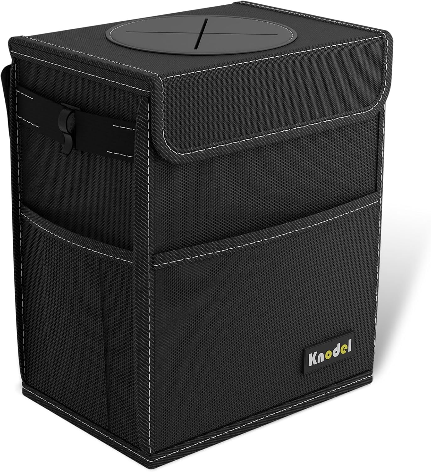 K KNODEL 2 Gal Leak-Proof Car Trash Can - Keep Your Car Clean!