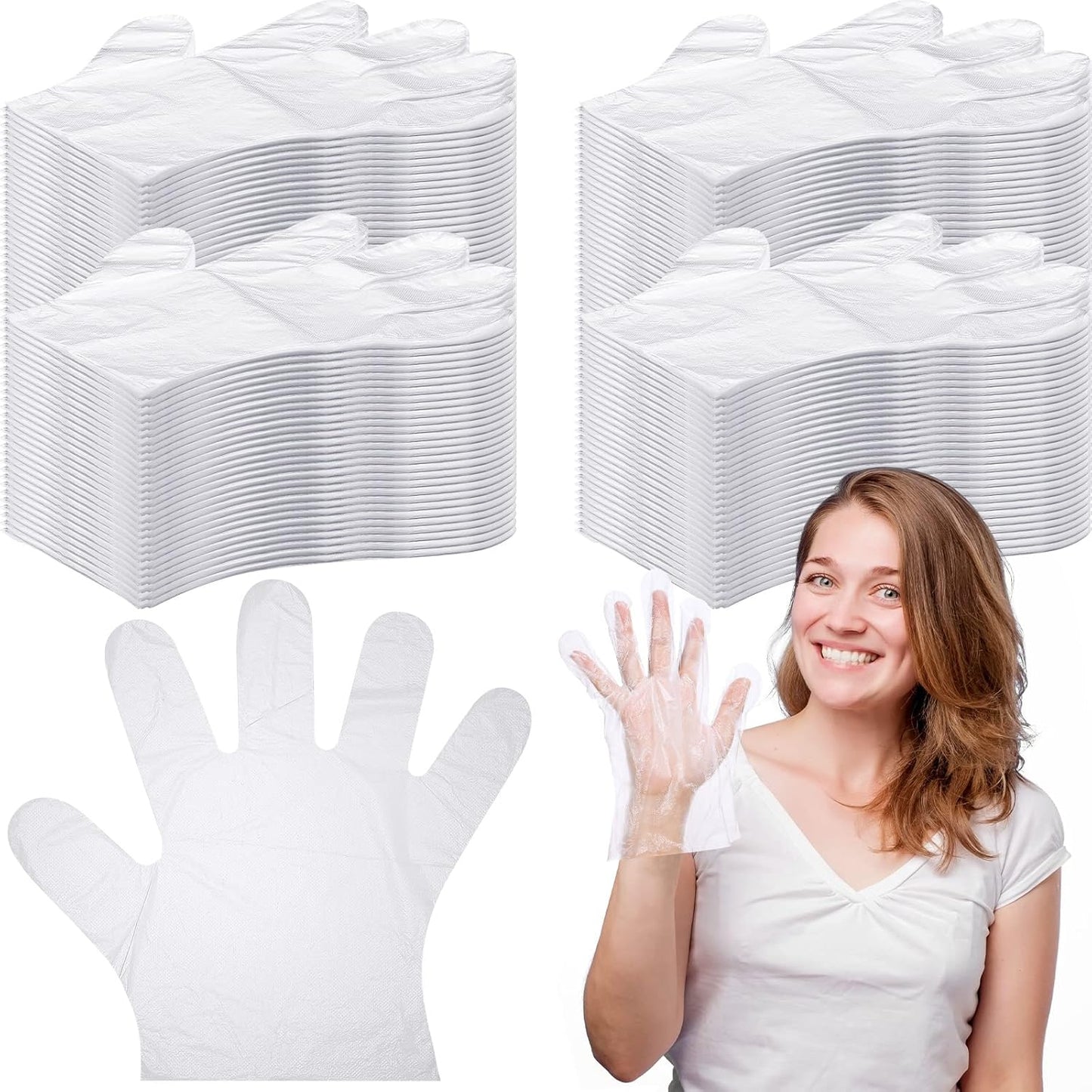 Hoolerry 2000 Pcs Disposable Kitchen Gloves - Safe & Convenient