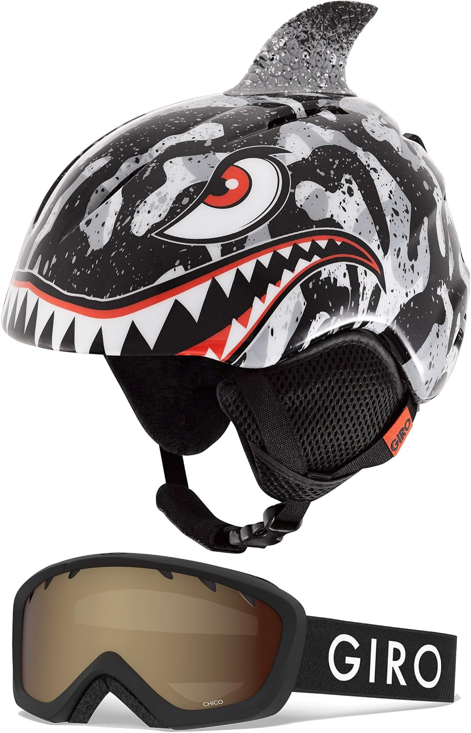 Kids Giro Snow Helmet & Goggle Combo - Safety & Style XS