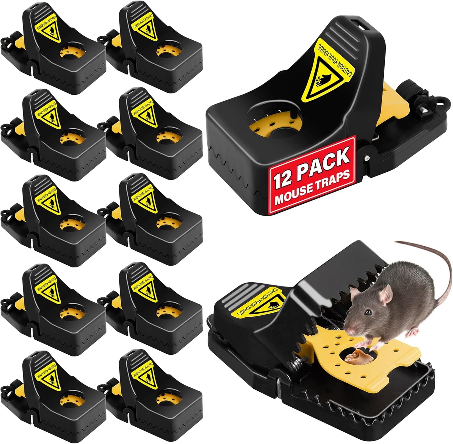 Fast-Kill Reusable Mouse Traps by LULUCATCH