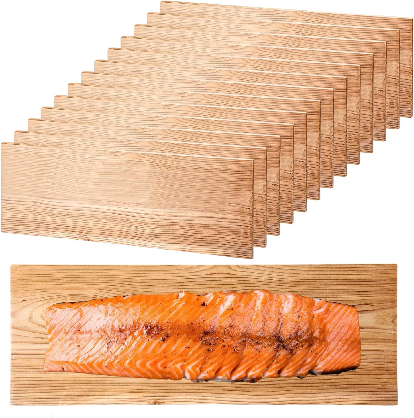 13 Pcs XL XXL Large Cedar Planks for Grilling Salmon and More
