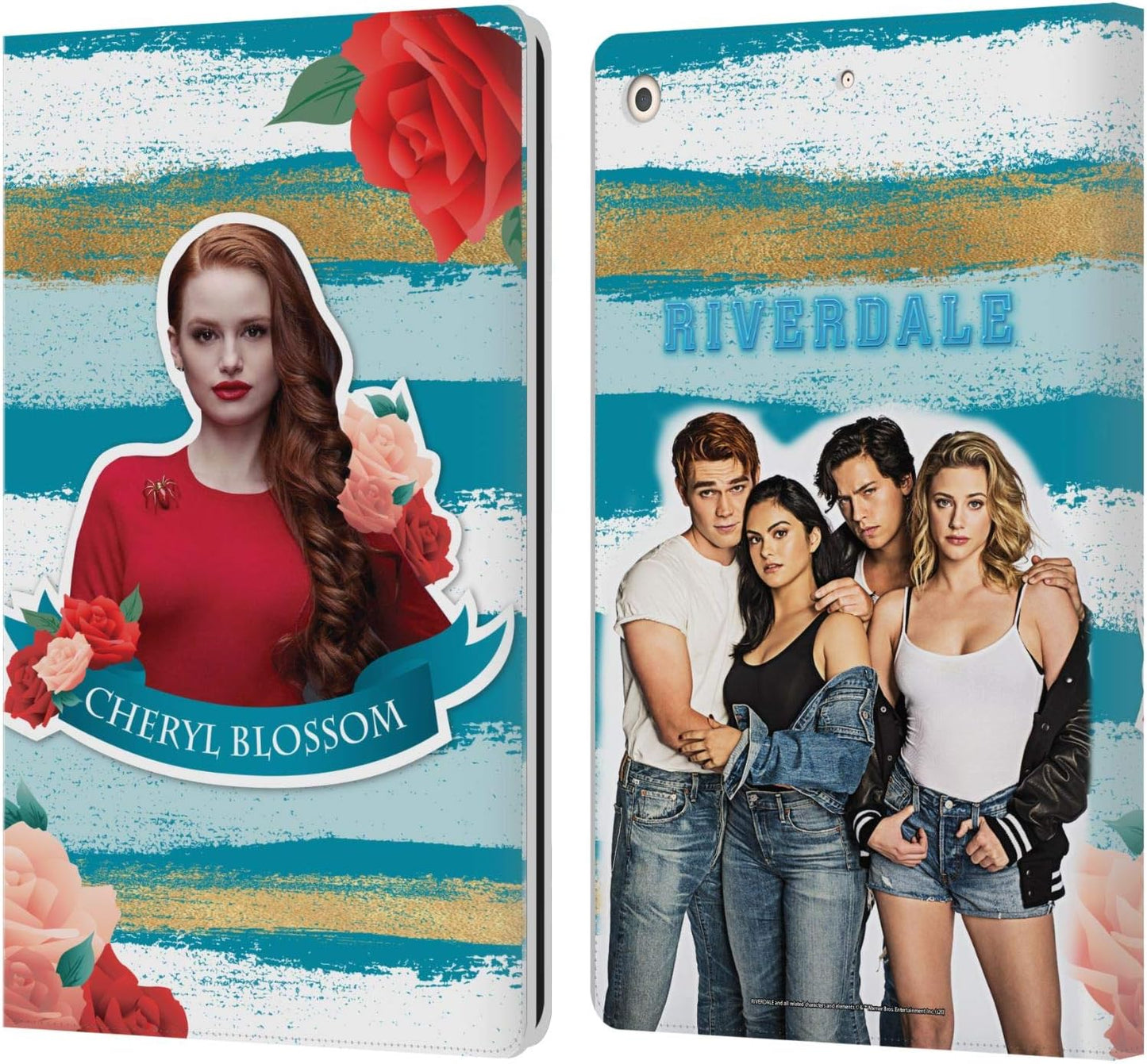 Riverdale Cheryl Blossom Leather Wallet Case for iPad 10.2 2019-2021