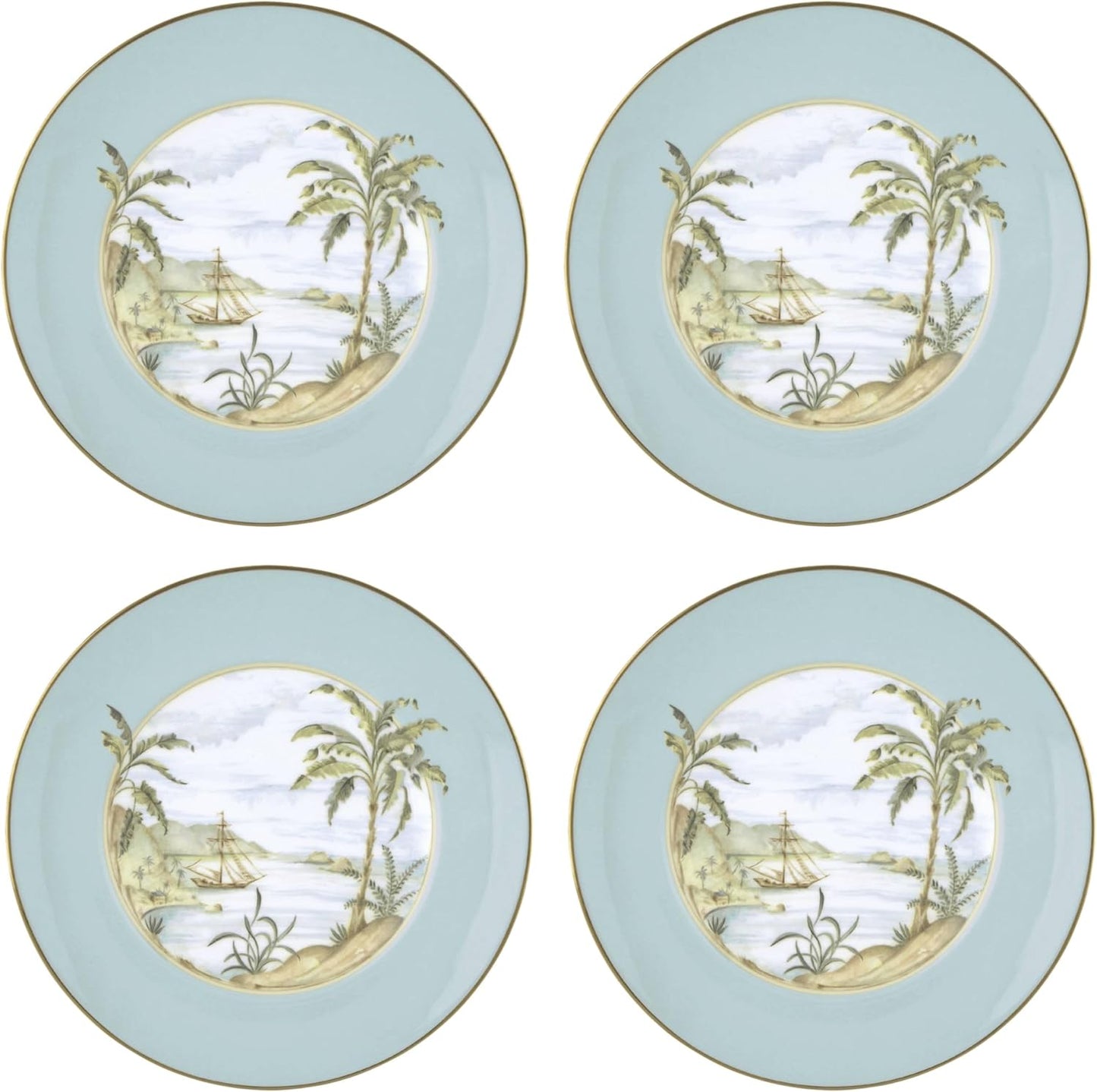 Lenox British Colonial Tradewind Accent Plates Set of 4 Review