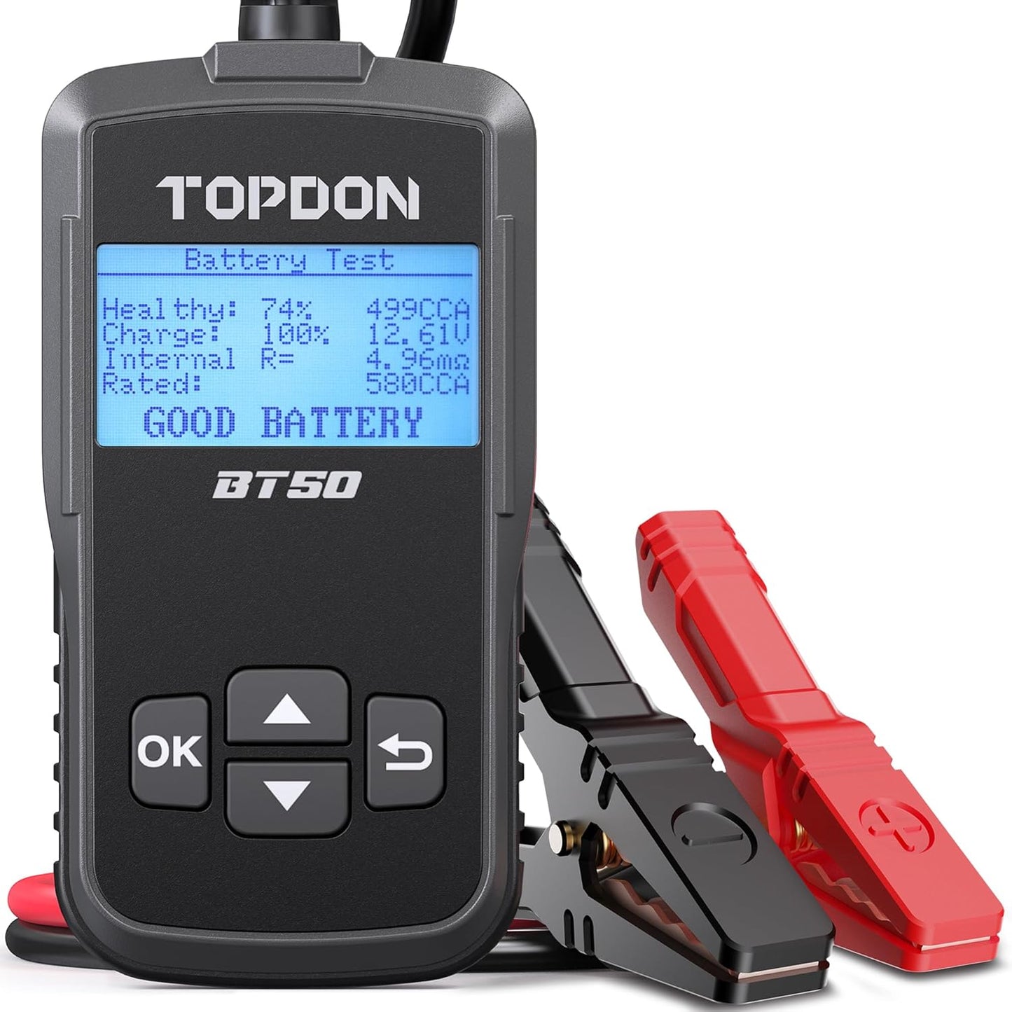 TOPDON BT50 Car Battery Tester for Accurate 12V Diagnostics
