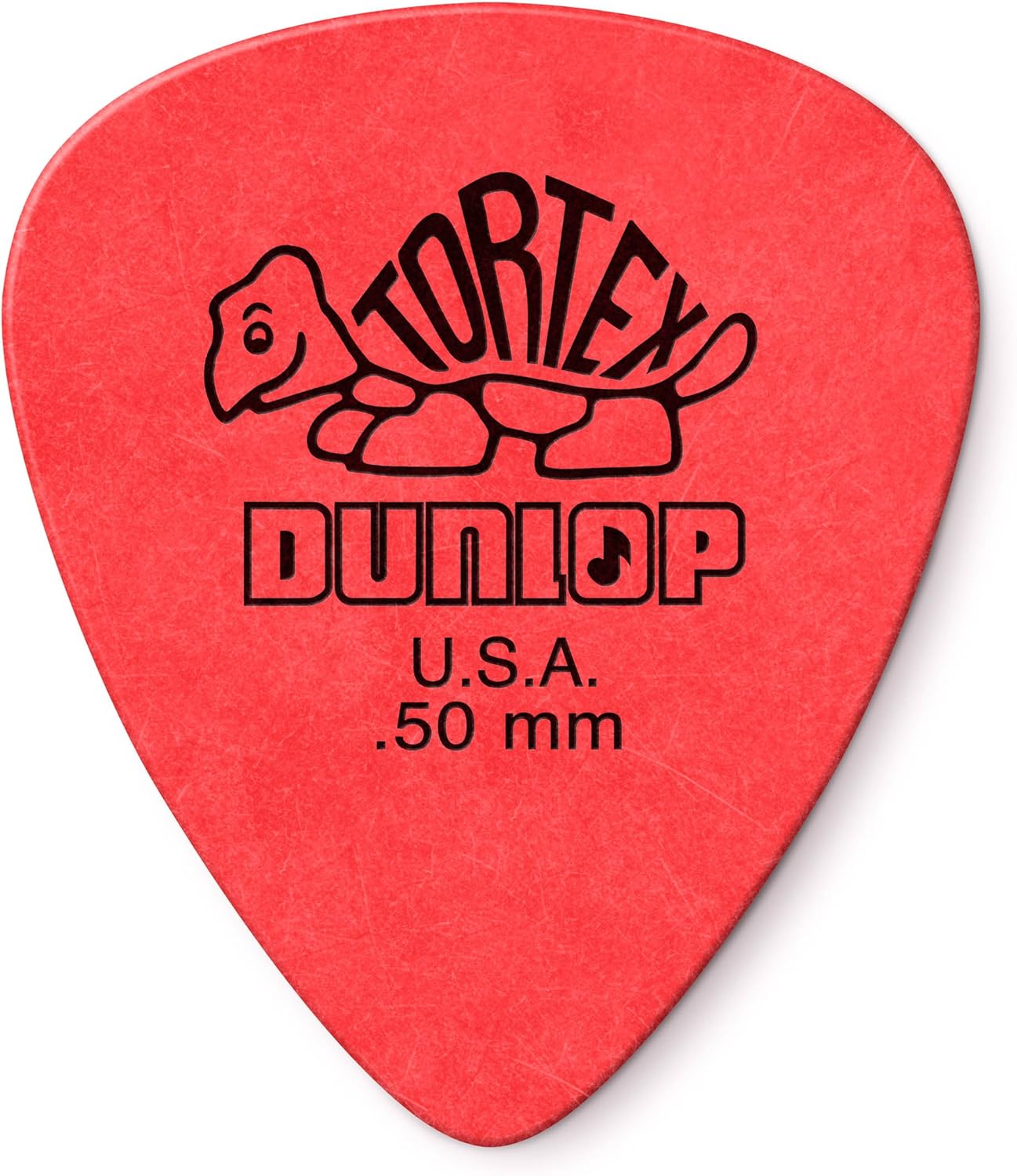 Jim Dunlop Red Guitar Picks 12 Pack - Enhanced Grip