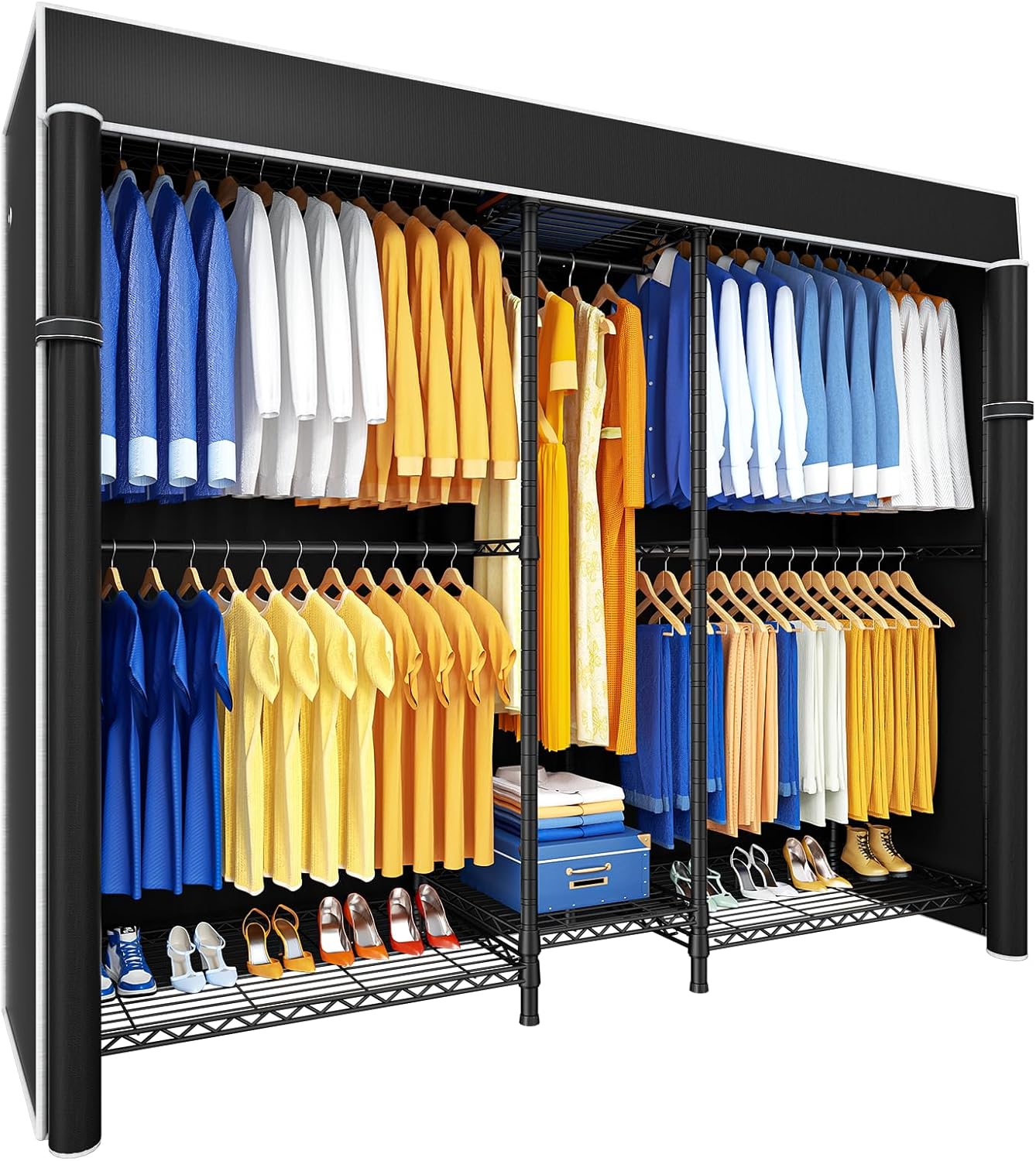Ulif E12C Heavy Duty Closet Organizer System for All Needs