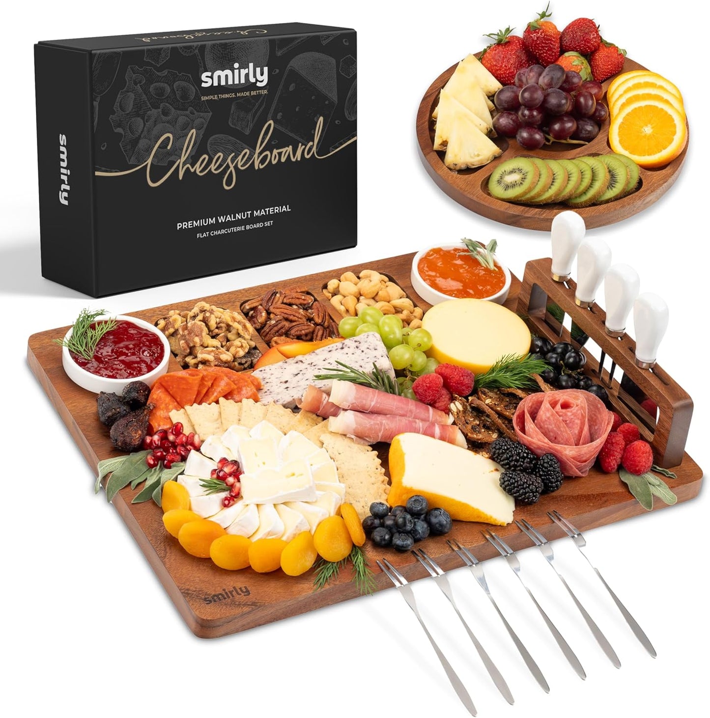 SMIRLY Charcuterie Boards Set for Perfect Entertaining