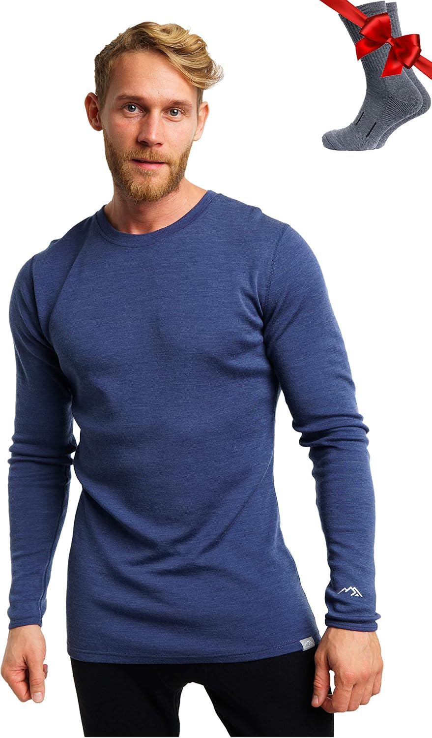 Merino Wool Base Layer for Men - Comfortable Thermal Shirts