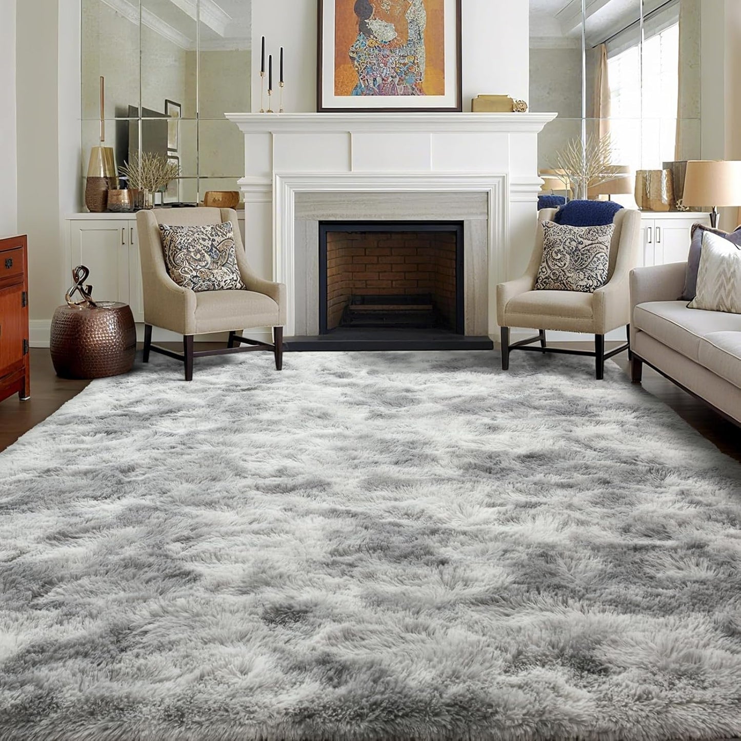 9x12 Ft Extra Large Shag Rugs for Living Room, Ultra Soft