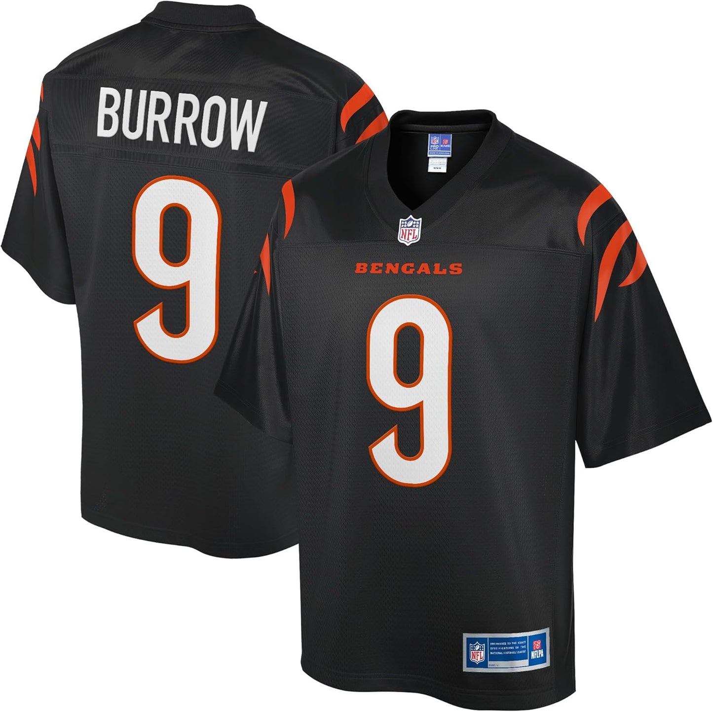 NFL PRO LINE Men's Joe Burrow Black Cincinnati Bengals Jersey