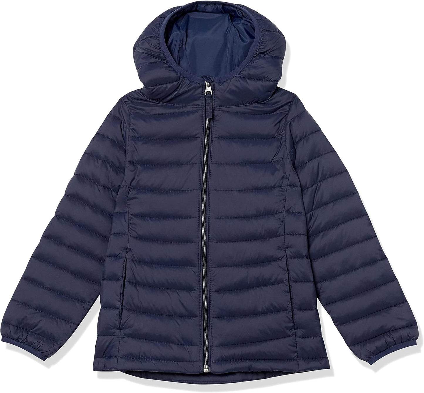 Lightweight Water-Resistant Packable Hooded Puffer Jacket