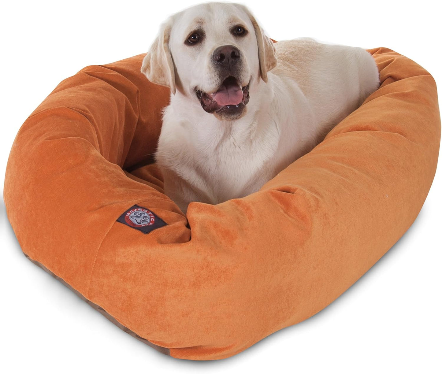 Majestic Pet 40 Inch Micro Velvet Calming Dog Bed for Comfort