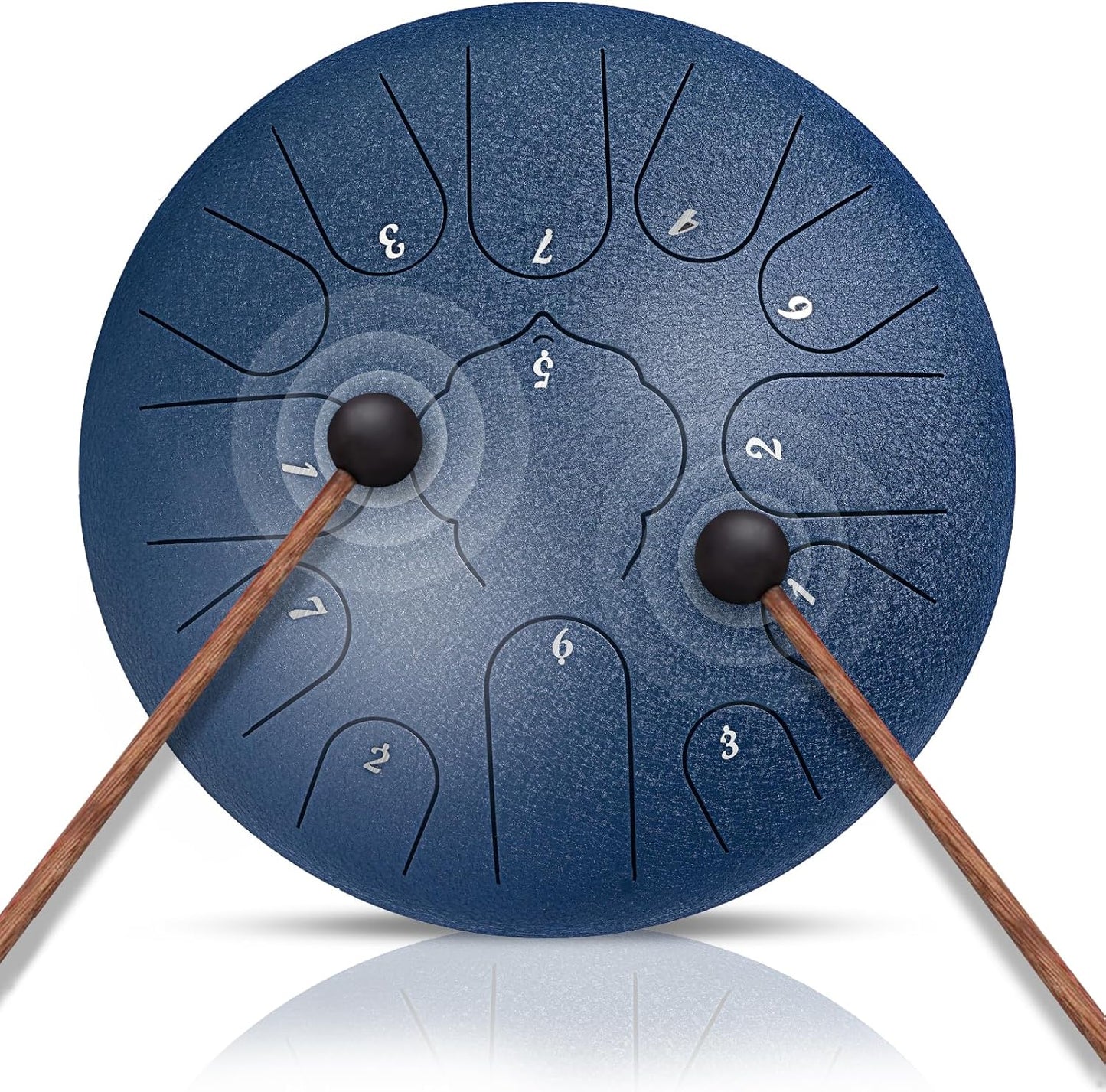 Steel Tongue Drum - 13 Note 12 Inches C-key for Healing Music